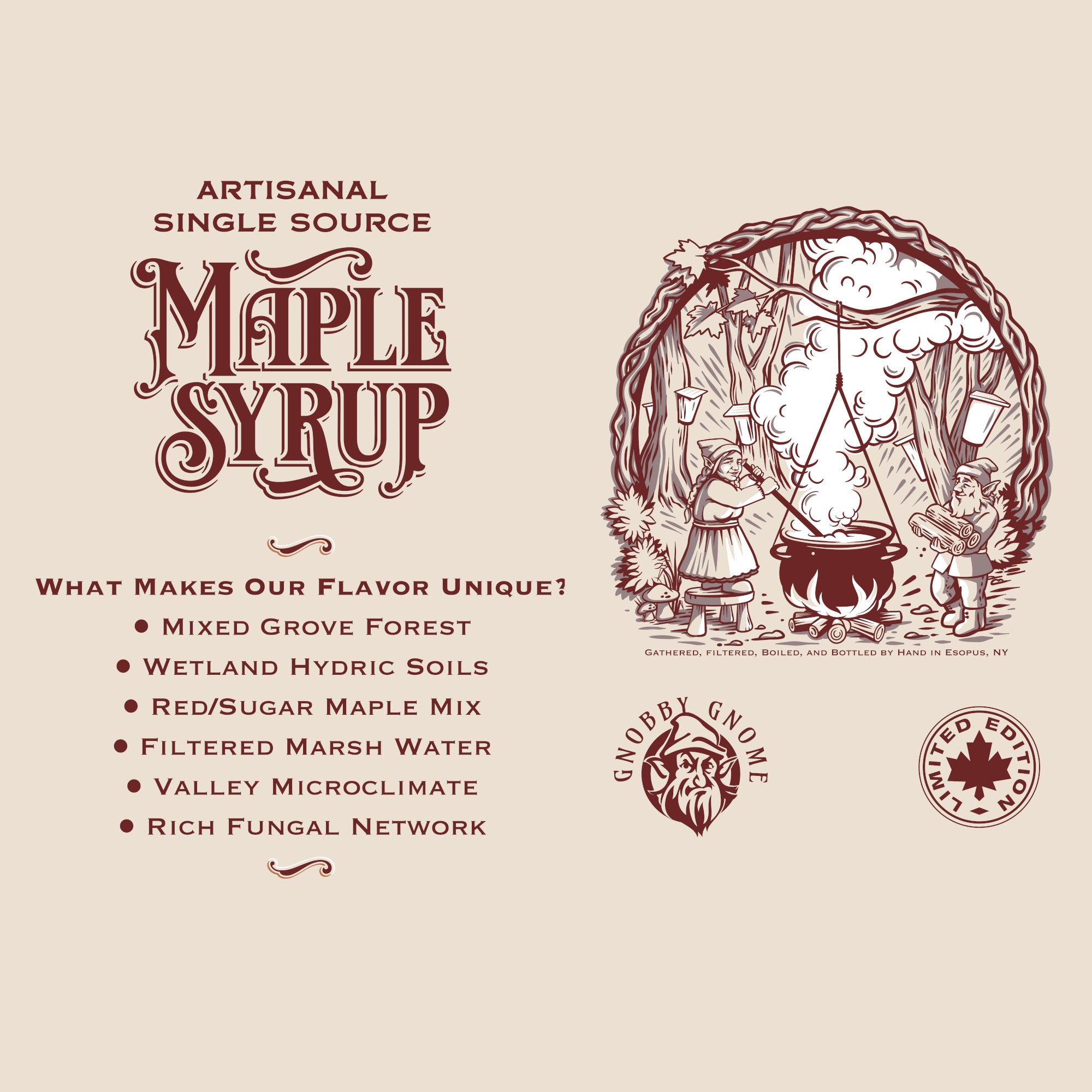 Gnobby Gnome Maple Syrup - A Unique Small-Batch Maple Syrup from New York's Catskill Region