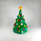 NestAway Tree™ — A Nestable Desktop Holiday Tree with Ornaments & Gift Box Storage