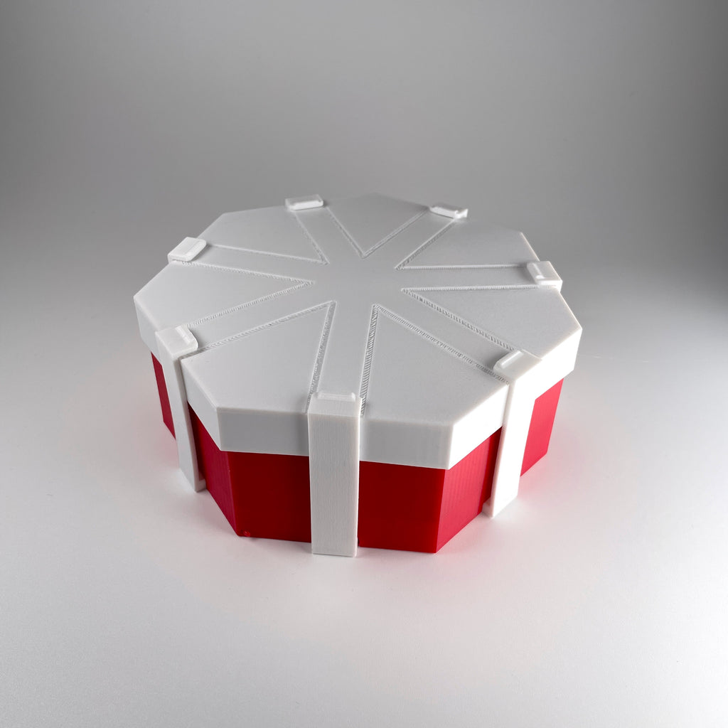 NestAway Tree™ — A Nestable Desktop Holiday Tree with Ornaments & Gift Box Storage