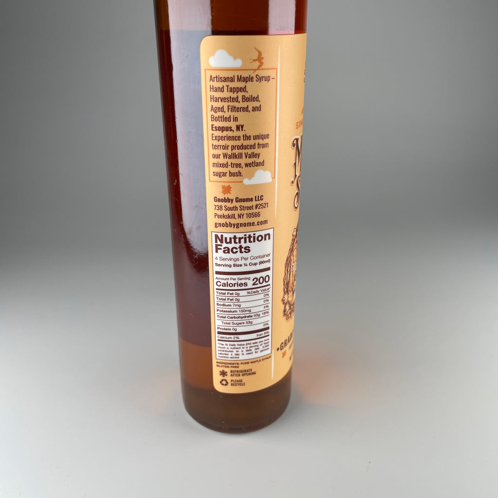 Gnobby Gnome Maple Syrup - A Unique Small-Batch Maple Syrup from New York's Catskill Region