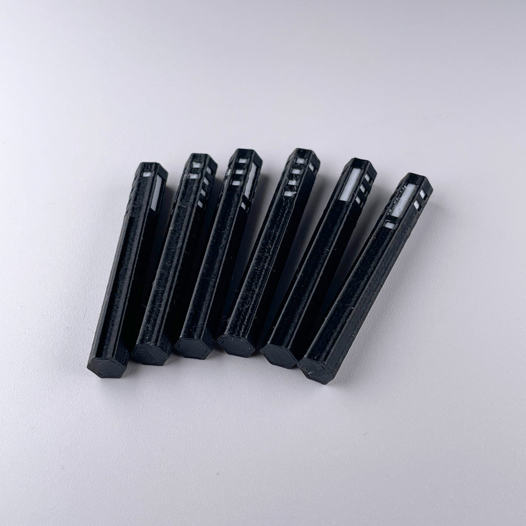 The Dice Pod™ - A complete RPG dice set that nests into a single pocket-sized cylinder