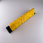 Domino Travel Pack - A Complete Travel Domino Set with Four Built-In Playing Trays