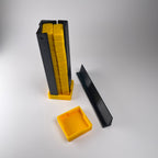 Domino Travel Pack - A Complete Travel Domino Set with Four Built-In Playing Trays