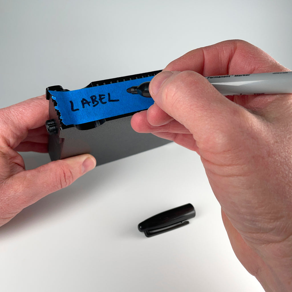 TapeScribe™ - Masking Tape Label Station with Built-In Marker Holder